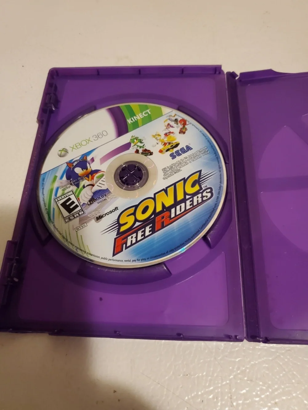 Sonic free riders XBOX 360